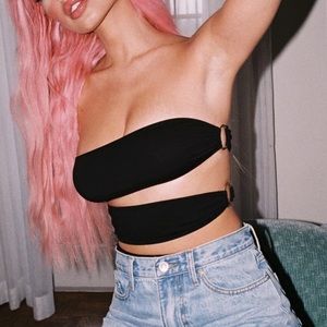 Princess Poll Crazy in Love Bodysuit Black